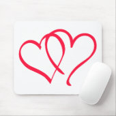 harten muismat (Met muis)