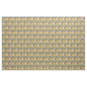Harten n' Stripes Tabby CAT FOLK ART FABRIC Stof (Yard (91,4 cm))