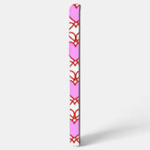 Harten net samsung galaxy hoesje (Achterkant horizontaal)