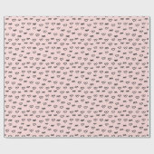 Harten & Ogen: Grunge  schets Cadeaupapier (Vlak)