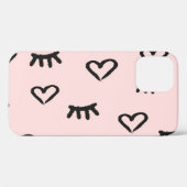 Harten & Ogen: Grunge  schets Case-Mate iPhone Case (Achterkant (horizontaal))