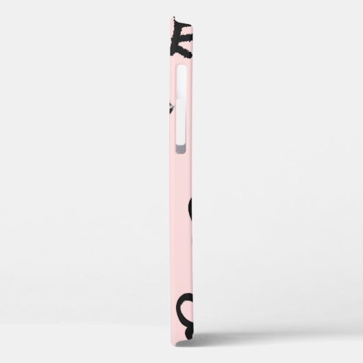 Harten & Ogen: Grunge schets Case-Mate iPhone Case (Achterkant / Links)