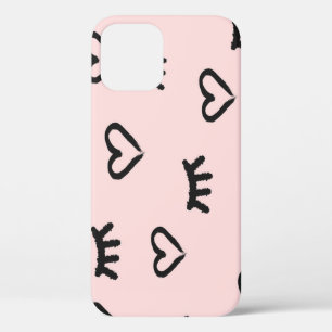 Harten & Ogen: Grunge schets Case-Mate iPhone Case