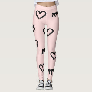 Harten & Ogen: Grunge schets Leggings