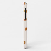 Harten op Cement White in bijtende aardtonen Case-Mate iPhone Case (Achterkant/links)