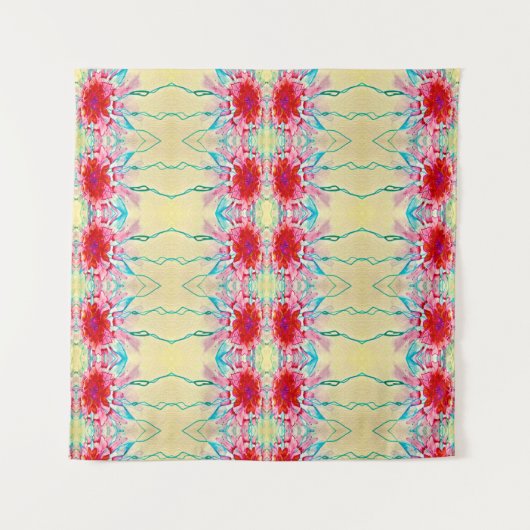 Harten op de bosbouw wandkleed (Voorkant (horizontaal))