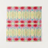 Harten op de bosbouw wandkleed (Voorkant)