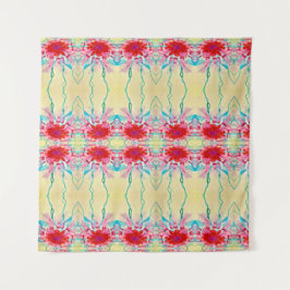 Harten op de bosbouw wandkleed