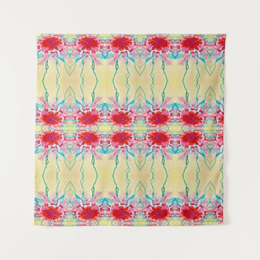 Harten op de bosbouw wandkleed (Voorkant)