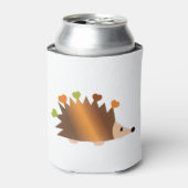 Harten op een egel blikjeskoeler (Blikje Voorkant)
