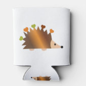 Harten op een egel blikjeskoeler (Achterkant)