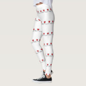 **HARTEN OP EEN TOUWTJE GALORE** KERSTMIS LEGGINGS (Links)