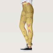  Harten op Golden Ochre Leggings (Links)