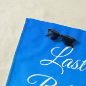Harten op het strand Last Sail Bachelorret Strandlaken (In situ)
