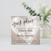 Harten op Houten Paal Uitgestelde Bruiloft Nieuwe  (Staand voorkant)