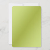 Harten op Limoen Pleats met Turquoise Invitation Kaart (Achterkant)