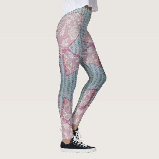 Harten op  plaats leggings (Rechts)