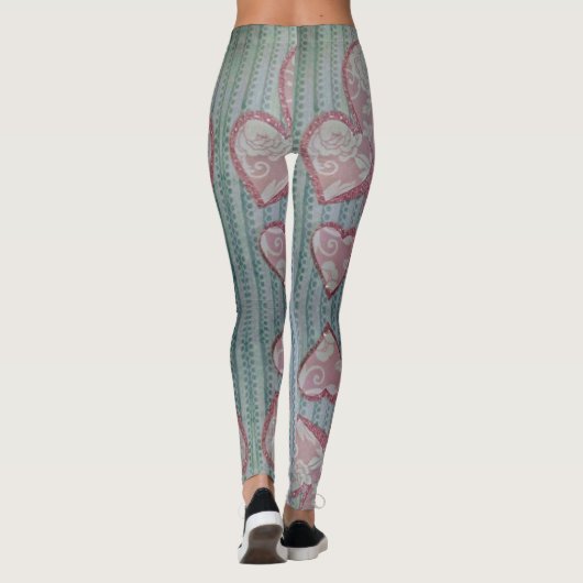 Harten op  plaats leggings (Achterkant)