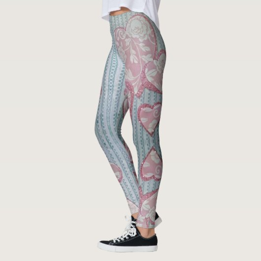 Harten op  plaats leggings (Links)