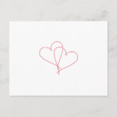 Harten open briefkaart (Voorkant)