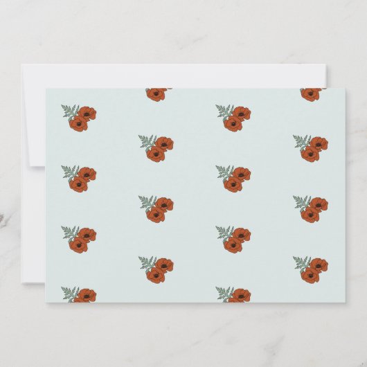 Harten opslaan De datum bruiloft Kaart (Achterkant)