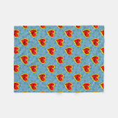 HARTEN, PATRONEN FLEECE DEKEN (Voorkant (Horizontaal))