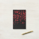 Harten Patroon 24 Post-it® Notes (Op bureau)