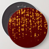 Harten Patroon 25 Ronde Button 6,0 Cm (Voorkant /achterkant)