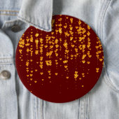 Harten Patroon 25 Ronde Button 6,0 Cm (In situ)