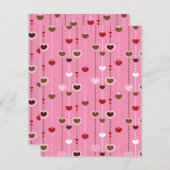 Harten Patroon 27 Notitiekaartje (Voorkant / Achterkant)