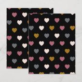 Harten Patroon 30 Notitiekaartje (Voorkant / Achterkant)