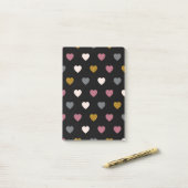 Harten Patroon 30 Post-it® Notes (Op bureau)