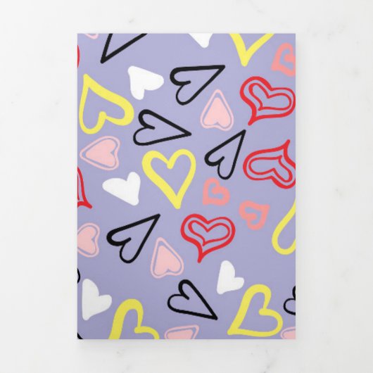 Harten Patroon 31 Drieluik Wenskaart (Cover)