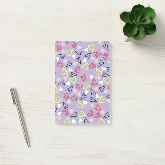Harten Patroon 31 Post-it® Notes (Kantoor)