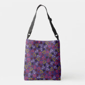 Harten Patroon 32 Crossbody Tas (Achterkant)