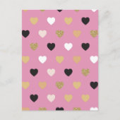 Harten Patroon 32 Feestdagenkaart (Voorkant)