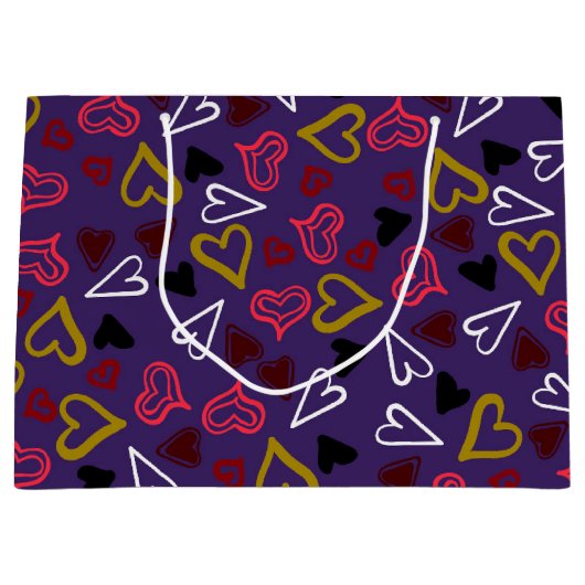 Harten Patroon 32 Groot Cadeauzakje (Voorkant)