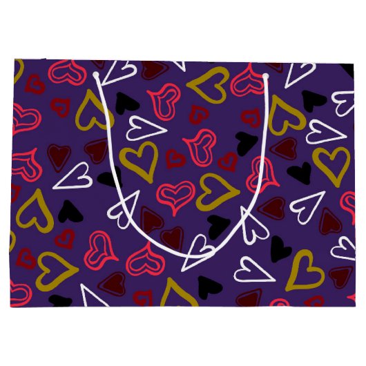 Harten Patroon 32 Groot Cadeauzakje (Achterkant)