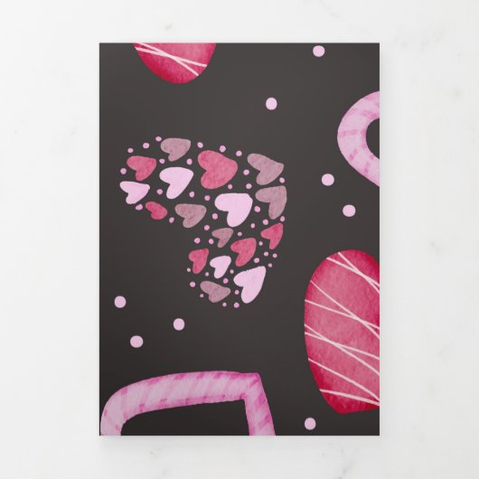 Harten Patroon 34 Drieluik Wenskaart (Cover)