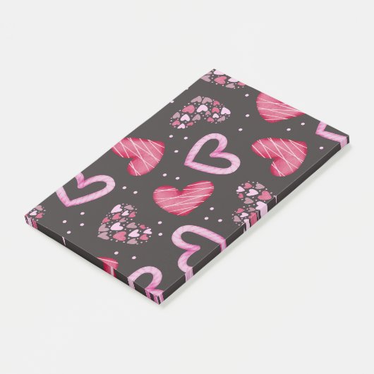 Harten Patroon 34 Post-it® Notes (Schuin)
