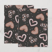 Harten Patroon 35 Notitiekaartje (Voorkant / Achterkant)