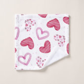 Harten Patroon 36 Bad Handdoek (Wasdoekje)