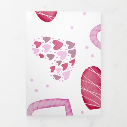 Harten Patroon 36 Drieluik Wenskaart (Cover)