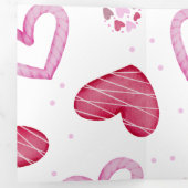 Harten Patroon 36 Drieluik Wenskaart (Binnenzijde eerst)