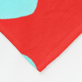 Harten Patroon Ontwerp Fleece Deken (Hoek)