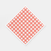 Harten Pizza Feest Servetten | Rood Geruit Italiaa (Hoek)