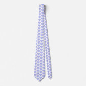 Harten Plaid Roze Blauwe Pastel Nekdas Stropdas (Voorkant)