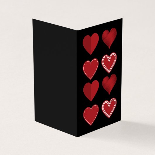 Harten Platonische Valentijn Notecard 25pk Kaart (Buitenkant)