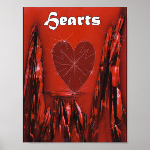 Harten Poker Game Poster