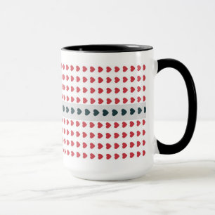 Harten Polka Puntpatroon mok
